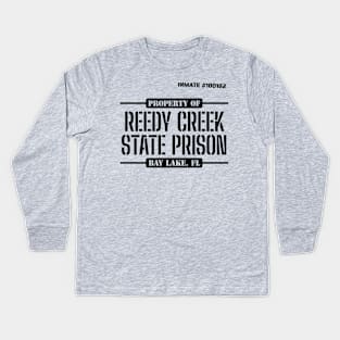 Reedy Creek State Prison - Epcot Inmate Number Kids Long Sleeve T-Shirt